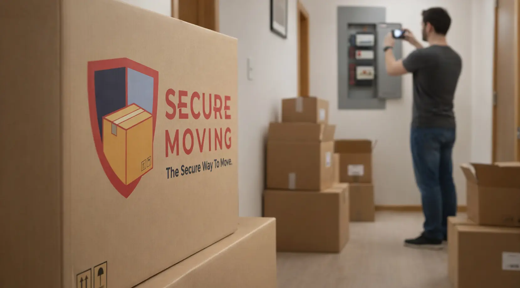 Things to do after moving: photograph the breaker panel, label circuits, and record utility info while boxes are staged in the hallway.