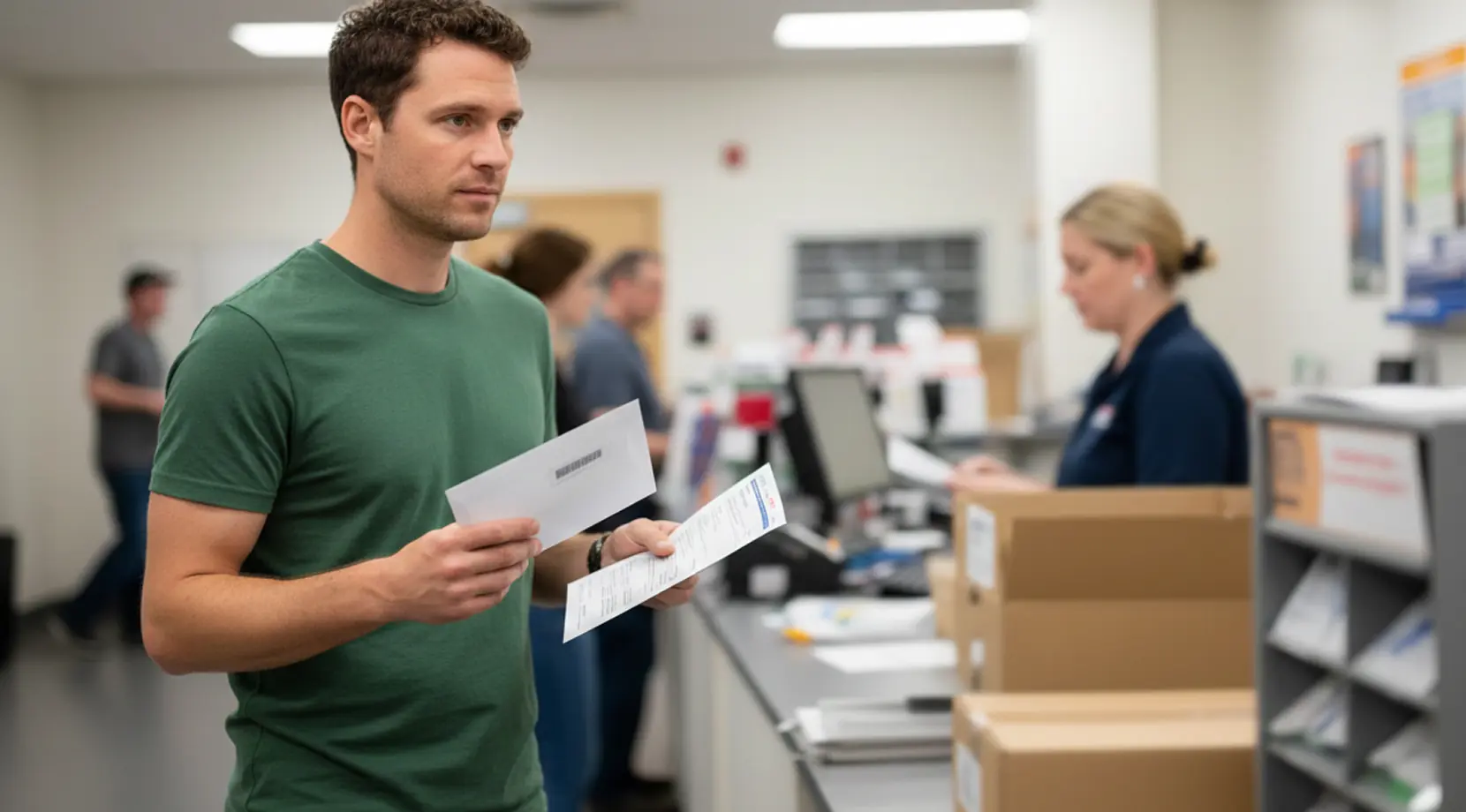 What to do after moving into a new house: set up mail forwarding at the post office, update IDs and bills, and complete your after moving day checklist.