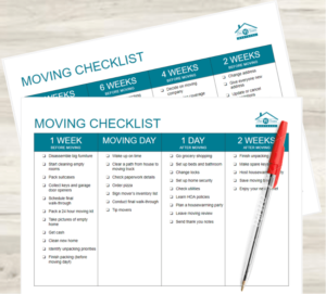 checklist after moving