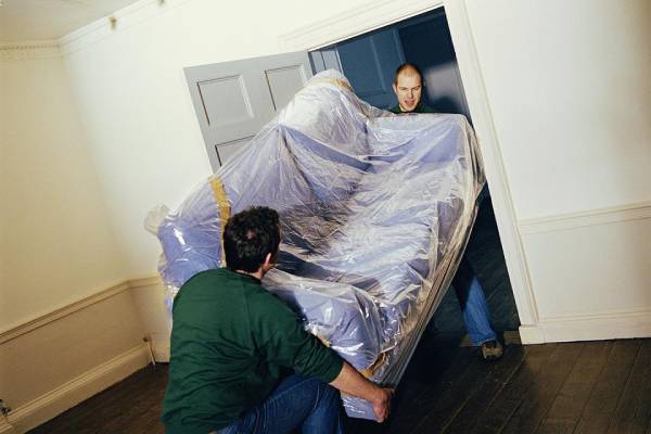 how to get sofa through door