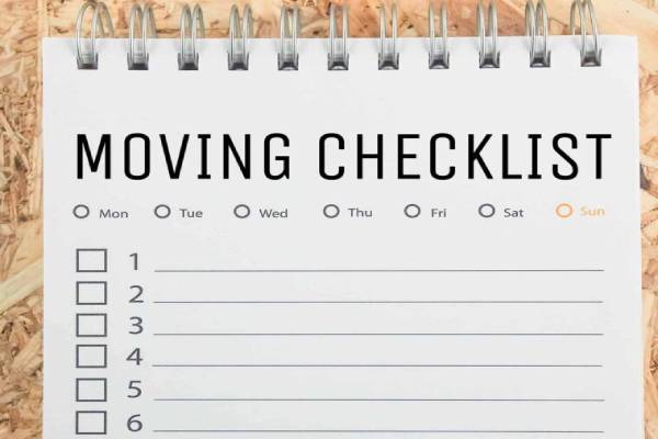 residential moving checklist 