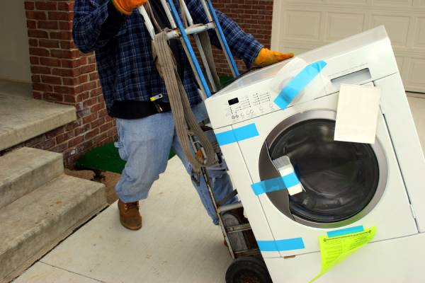 What is the best way to move washing machine