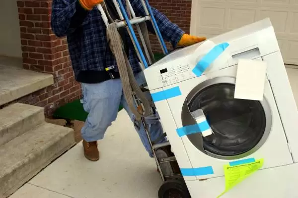 What is the best way to move washing machine