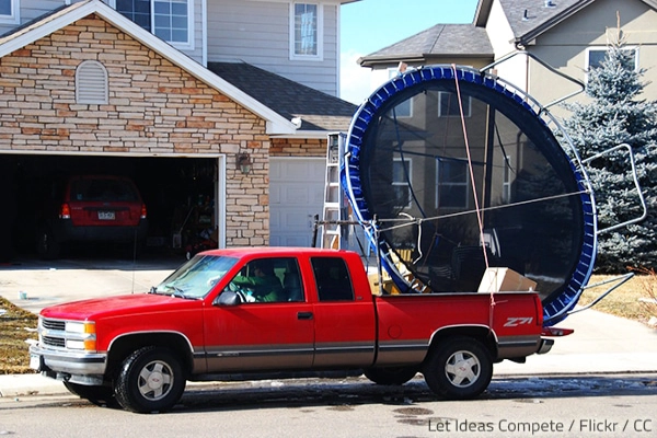 how to move a trampoline to a new house