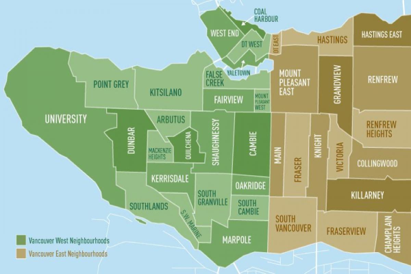 neighbourhoods in Vancouver