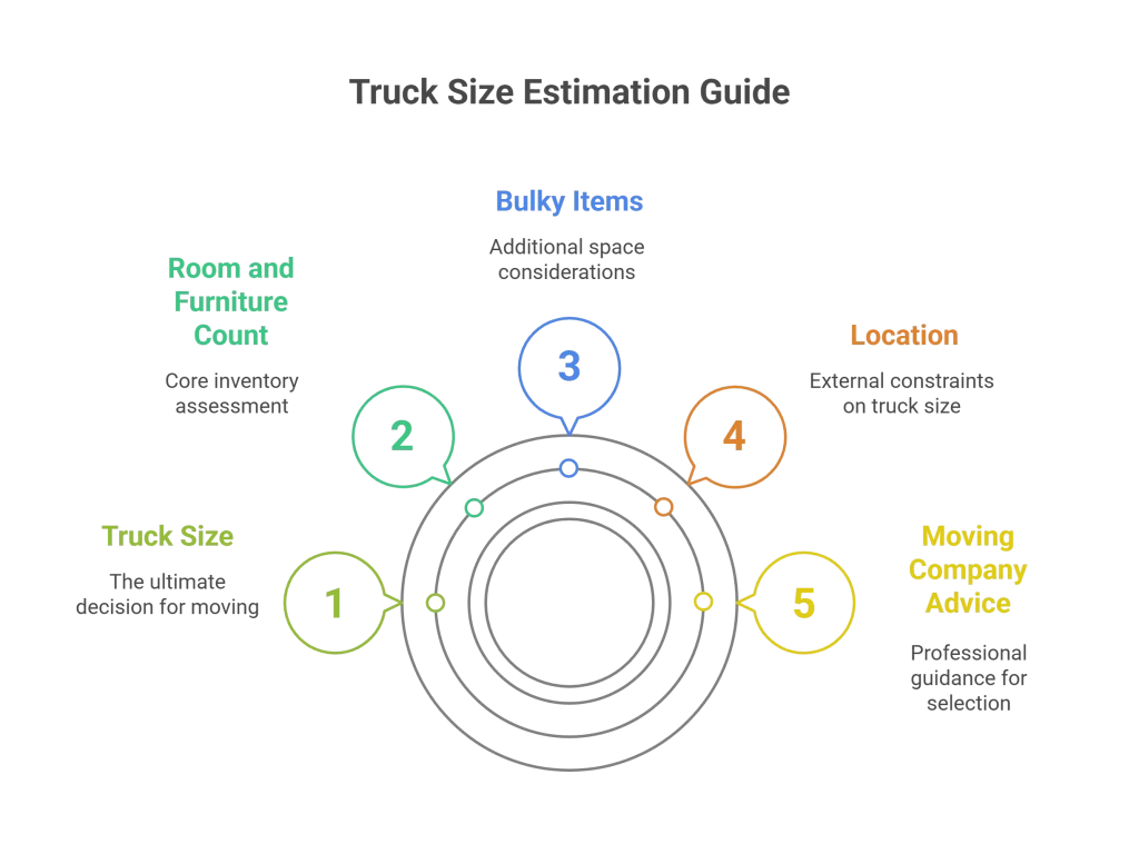 what size moving truck do I need and how to estimate