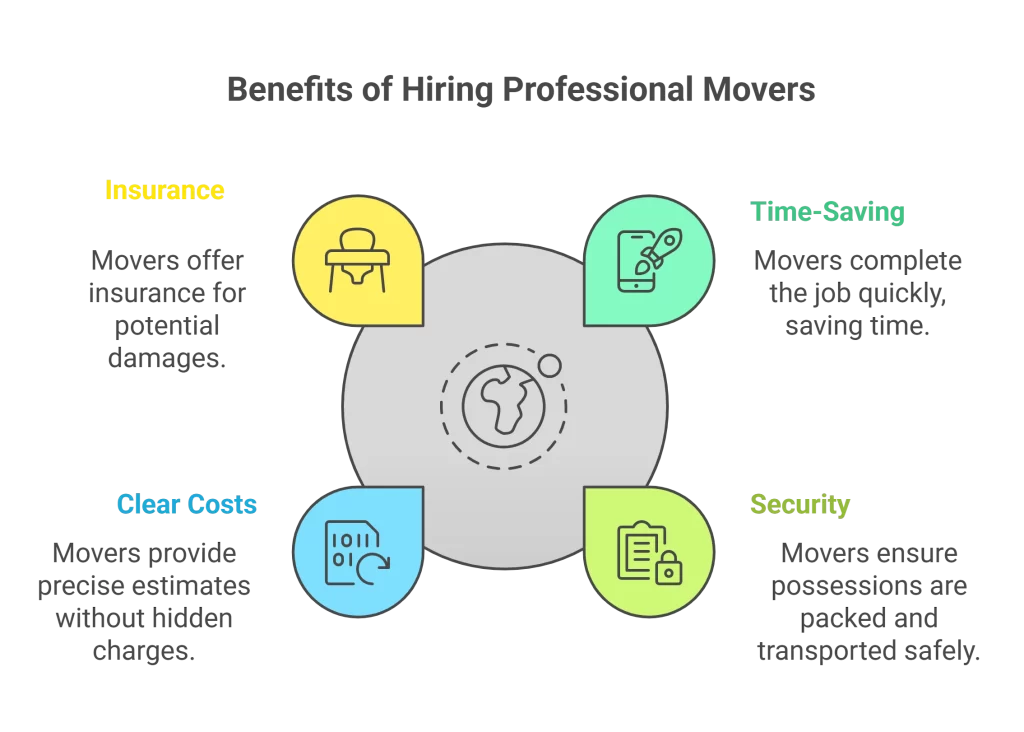 WHat are benetits of hiring movers?