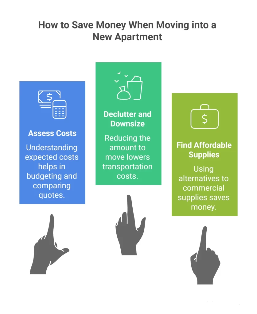 how to save money when moving into a new apartment 