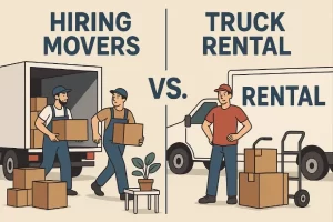 is it cheaper to hire movers or rent a truck
