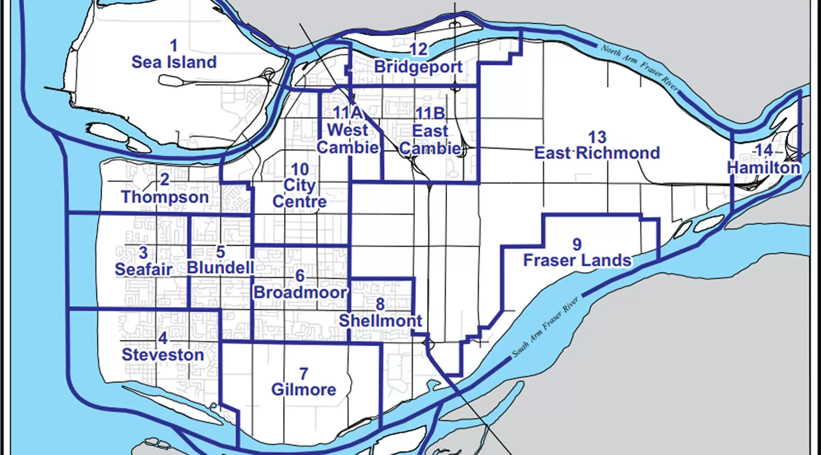 Image of the neighborhood of Richmond, BC.